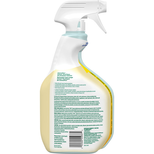CloroxPro Clorox EcoClean All-Purpose Cleaner, 946 ml, Trigger Bottle GTA Hardware Inc