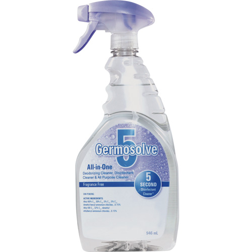 D&eacute;sinfectant et d&eacute;sodorisant Germosolve 5, 946 ml, Bouteille &agrave; g&acirc;chette GTA Hardware Inc