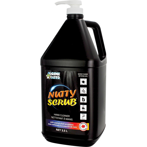 Nutty Scrub Hand Cleaner with Walnut Shell Scrubbers, Pumice, 3.5 L, Bottle, Unscented GTA Hardware Inc
