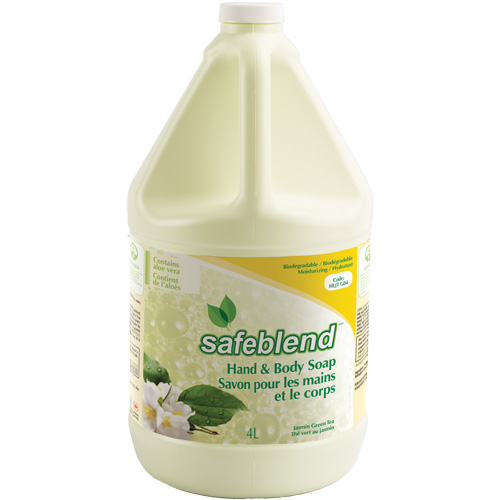 Jasmine Green Tea Hand & Body Soap, Liquid, 4 L, Scented GTA Hardware Inc