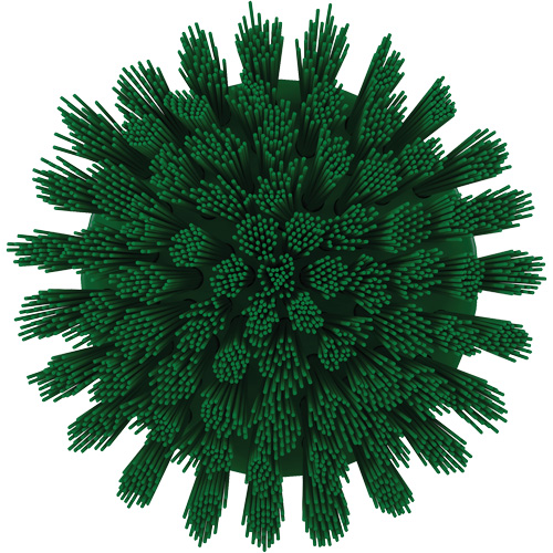 Brosse ronde HyDrive pour perceuse, Soies Tr&egrave;s ferme, Longueur de 3-1/10", Vert GTA Hardware Inc
