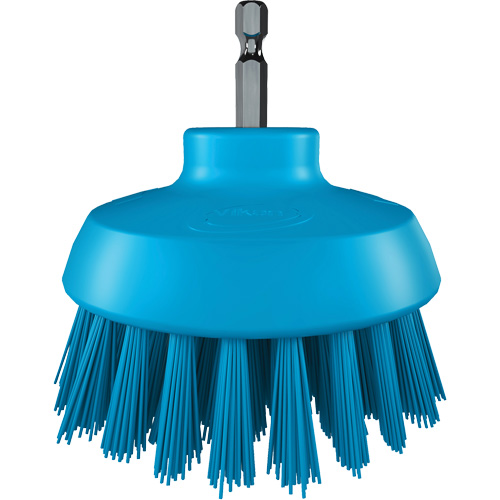 Brosse ronde HyDrive pour perceuse, Soies Tr&egrave;s ferme, Longueur de 3-1/10", Bleu GTA Hardware Inc