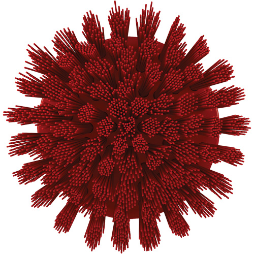 Brosse ronde HyDrive pour perceuse, Soies Tr&egrave;s ferme, Longueur de 3-1/10", Rouge GTA Hardware Inc