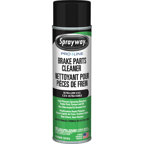 Nettoyant pour pi&egrave;ces de freins Pro Line avec tr&egrave;s faible teneur en COV, Canette a&eacute;rosol GTA Hardware Inc