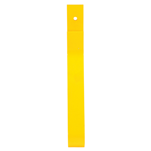 Rail Post, Steel, 10-3/4" L x 24" H, Yellow GTA Hardware Inc