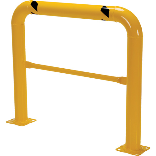 High Profile Machinery Guards, 4' W x 3.5' H, Yellow GTA Hardware Inc