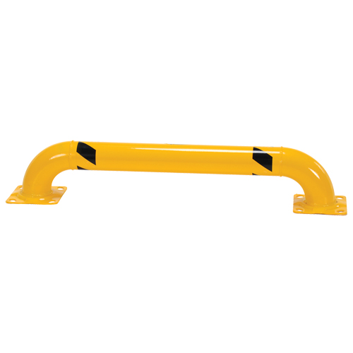 Low Profile Rack Guards, 4' W x 0.75' H, Yellow GTA Hardware Inc