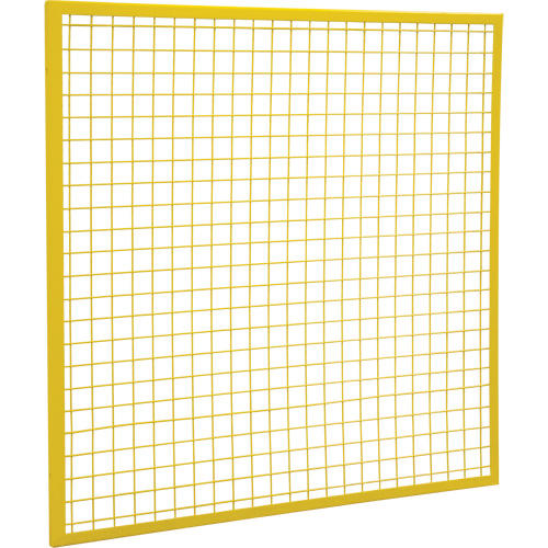 Composantes pour partitions & cloisons grillag&eacute;es - Panneaux, 4' h x 4' la, Jaune GTA Hardware Inc