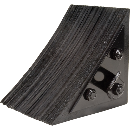Cale de roue, 8" x 8" x 8", Noir GTA Hardware Inc