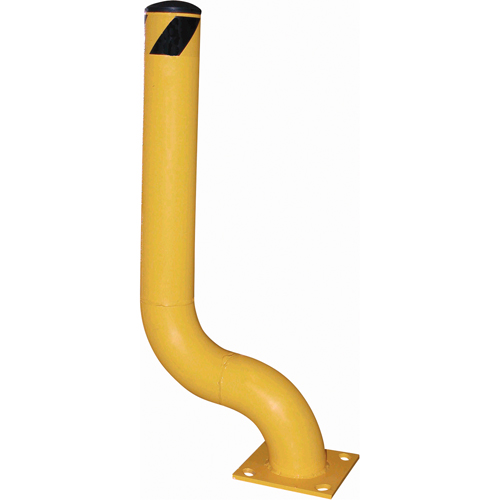 Borne d&eacute;sax&eacute;e, Acier, 48-1/8" h x 8" la, Jaune GTA Hardware Inc