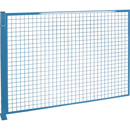 Perimeter Guards - Mesh Style, 4' H x 8' W, Blue GTA Hardware Inc