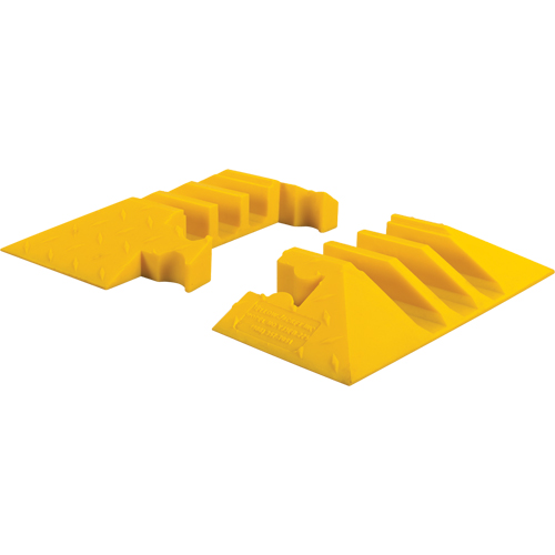 Yellow Jacket&reg; 3-Channel Heavy Duty Cable Protector - End Caps GTA Hardware Inc