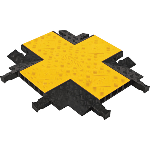 Protecteur de c&acirc;ble robuste &agrave; 5 canaux Yellow Jacket, 4 connecteurs GTA Hardware Inc