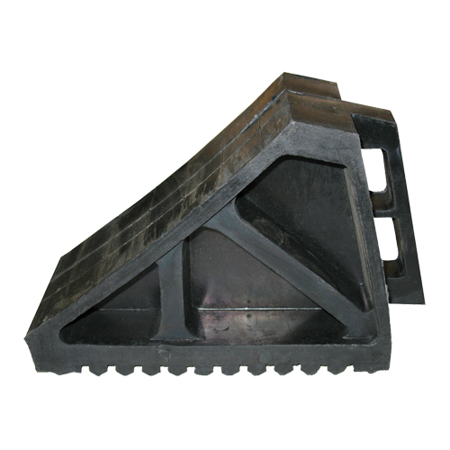 Cale de roue, 10-5/8" x 7" x 4-1/2", Noir GTA Hardware Inc