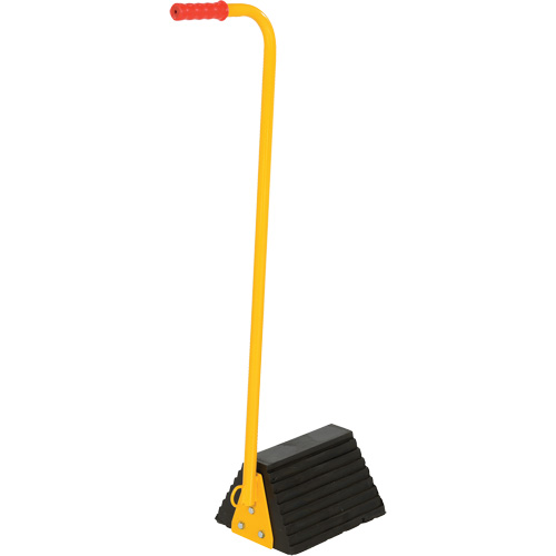 Cale de roue avec poign&eacute;e ergonomique, 9-1/4" x 8" x 6", Noir GTA Hardware Inc