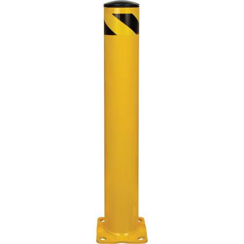 Butoir de s&eacute;curit&eacute;, Acier, 36" h x 5-1/2" la, Jaune GTA Hardware Inc