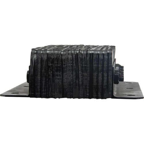 Laminated Dock Bumpers, Vertical, Rubber, 11" W x 4" D x 20" H GTA Hardware Inc
