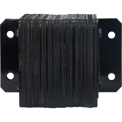 Butoirs de quai lamell&eacute;s, Horizontal, Caoutchouc, 12" la x 4" p x 10" h GTA Hardware Inc