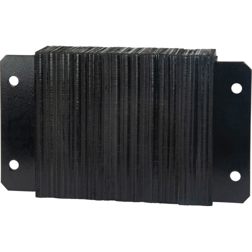 Butoirs de quai lamell&eacute;s, Horizontal, Caoutchouc, 18" la x 4" p x 12" h GTA Hardware Inc
