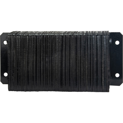 Laminated Dock Bumpers, Horizontal, Rubber, 24" W x 4" D x 12" H GTA Hardware Inc