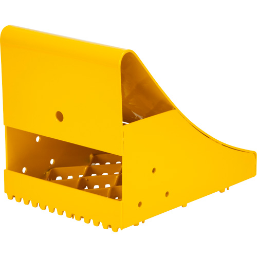 Ice Chocks, Steel, Yellow, 8-1/16" W x 10-5/8" D x 8-13/16" H GTA Hardware Inc