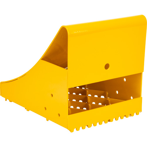 Ice Chocks, Steel, Yellow, 8-1/16" W x 10-5/8" D x 8-13/16" H GTA Hardware Inc