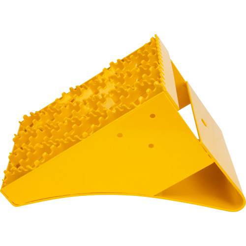 Ice Chocks, Steel, Yellow, 8-1/16" W x 10-5/8" D x 8-13/16" H GTA Hardware Inc