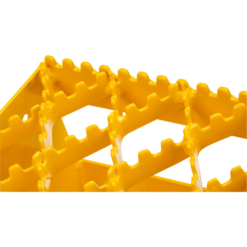 Ice Chocks, Steel, Yellow, 8-1/16" W x 10-5/8" D x 8-13/16" H GTA Hardware Inc