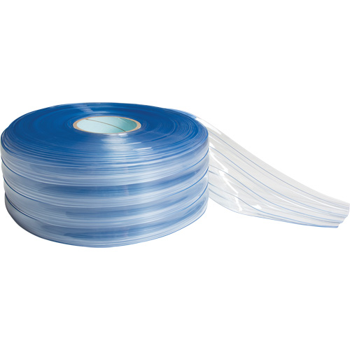 Low-Temperature Ribbed Strip Curtain, 164' x 12" x 0.120" GTA Hardware Inc