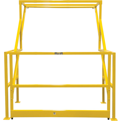 Mezzanine Safety Gate, 70" L x 77" H, 78" Raised, Yellow GTA Hardware Inc
