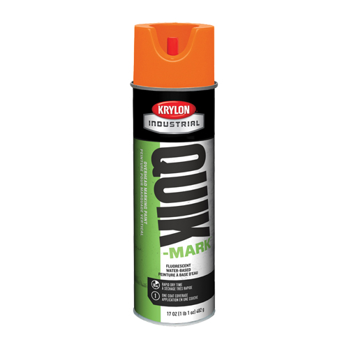 Peinture de marquage industrielle &agrave; base d'eau pour le travail en hauteur Quik-Mark, 17 oz, Canette a&eacute;rosol GTA Hardware Inc