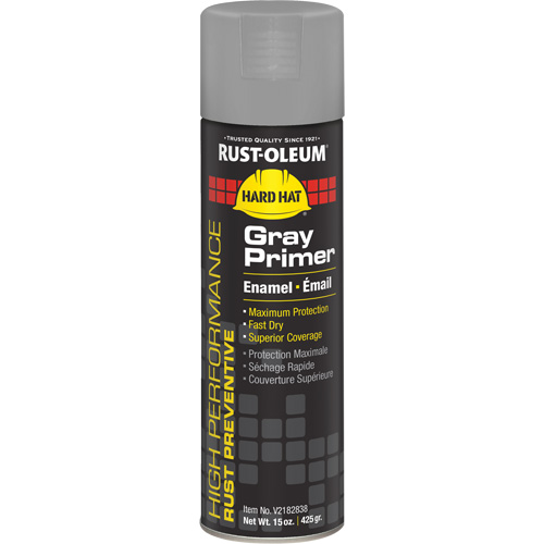 V2100 System Enamel Spray Primer, Gray, Matte, 15 oz., Aerosol Can GTA Hardware Inc