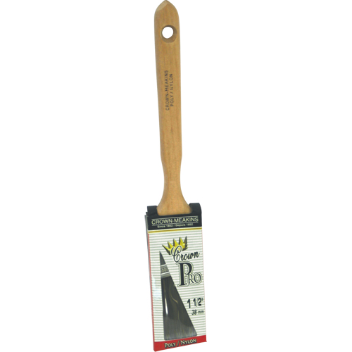 Pinceau angulaire Pro, Poly/nylon, Manche Bois, Largeur de 1-1/2" GTA Hardware Inc