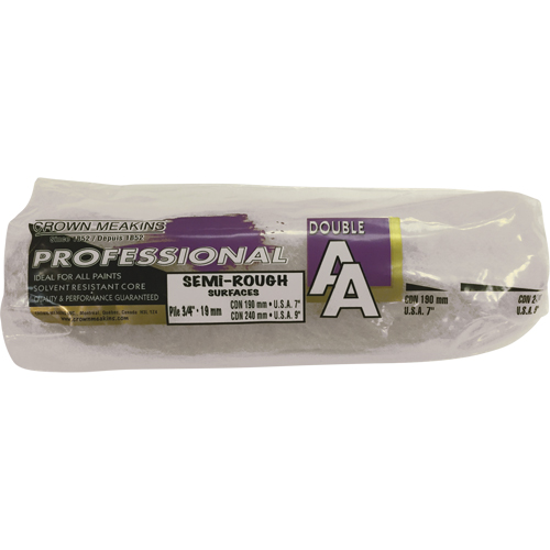 Manchon de rouleau &agrave; peinture synth&eacute;tique professionnel AA, Nap 19 mm (3/4"), 240 mm (9-1/2") l GTA Hardware Inc