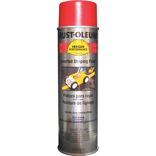 2300 System Inverted Striping Paint, Red, 18 oz., Aerosol Can GTA Hardware Inc