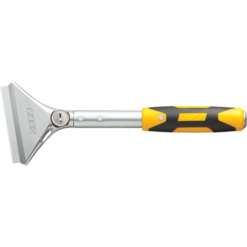 Grattoir extra robuste OLFA XSR-300, Lame Acier, Largeur 4", Manche M&eacute;tal GTA Hardware Inc