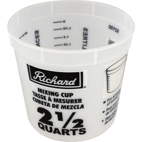 Tasse de m&eacute;lange en plastique GTA Hardware Inc
