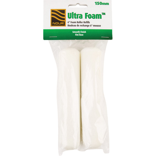 Rouleaux &agrave; peinture haute densit&eacute; Ultra Foam, Nap 9,525 mm (3/8"), 152,4 mm (6") l GTA Hardware Inc