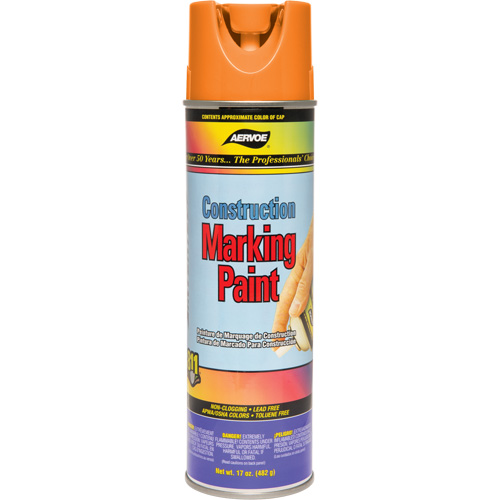 Construction Marking Paint, 17 oz., Aerosol Can GTA Hardware Inc