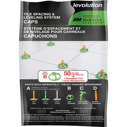 Capuchons universels Miracle Sealants Levolution GTA Hardware Inc
