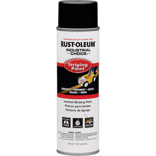 S1600 System Inverted Striping Paint, Black, Aerosol Can GTA Hardware Inc