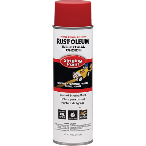 Peinture pour traçage de ligne &agrave; l'envers du syst&egrave;me S1600, Rouge, Canette a&eacute;rosol GTA Hardware Inc