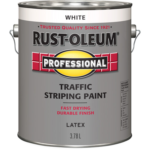 Traffic Striping Paint, White, 3.78 L, Jug GTA Hardware Inc