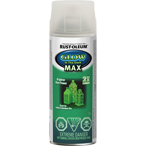 Specialty Glow-in-the-Dark Max Paint, Aerosol Can, Clear GTA Hardware Inc