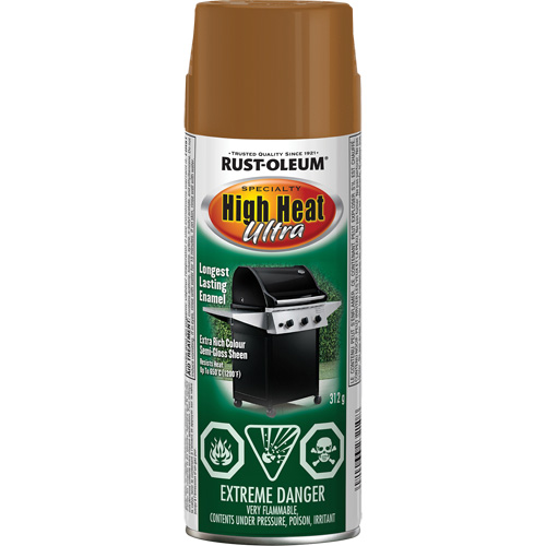 Specialty High Heat Ultra Enamel Spray Paint, Aerosol Can, Aged Copper GTA Hardware Inc
