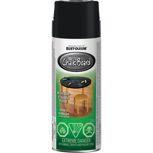Specialty Chalk Board Paint, Aerosol Can, Black GTA Hardware Inc