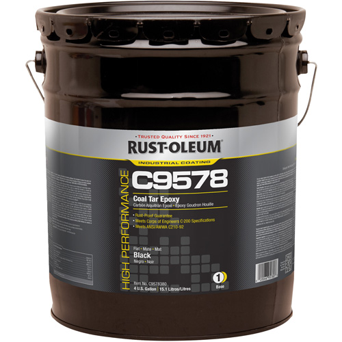 &eacute;poxy &agrave; base de goudron de houille et &agrave; haute teneur en solides du syst&egrave;me C9578, 4 gal., Seau GTA Hardware Inc