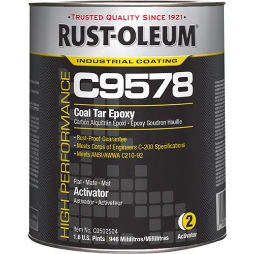 Activateur pour rev&ecirc;tement &eacute;poxydique &agrave; base de goudron de houille et &agrave; haute teneur en solides du syst&egrave;me C9578, 0,2 gal., Seau GTA Hardware Inc