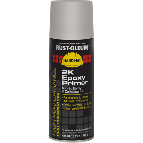 Appr&ecirc;t &eacute;poxydique 2K &agrave; haute performance en a&eacute;rosol du syst&egrave;me V2300, Gris, 13 oz, Canette a&eacute;rosol GTA Hardware Inc