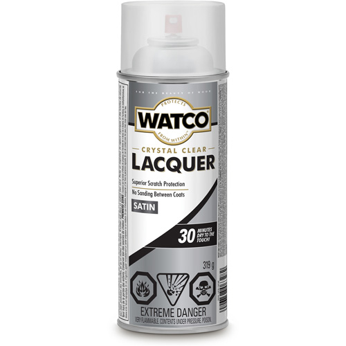Laque pour bois Watco, 319 g, Transparent, Satin GTA Hardware Inc